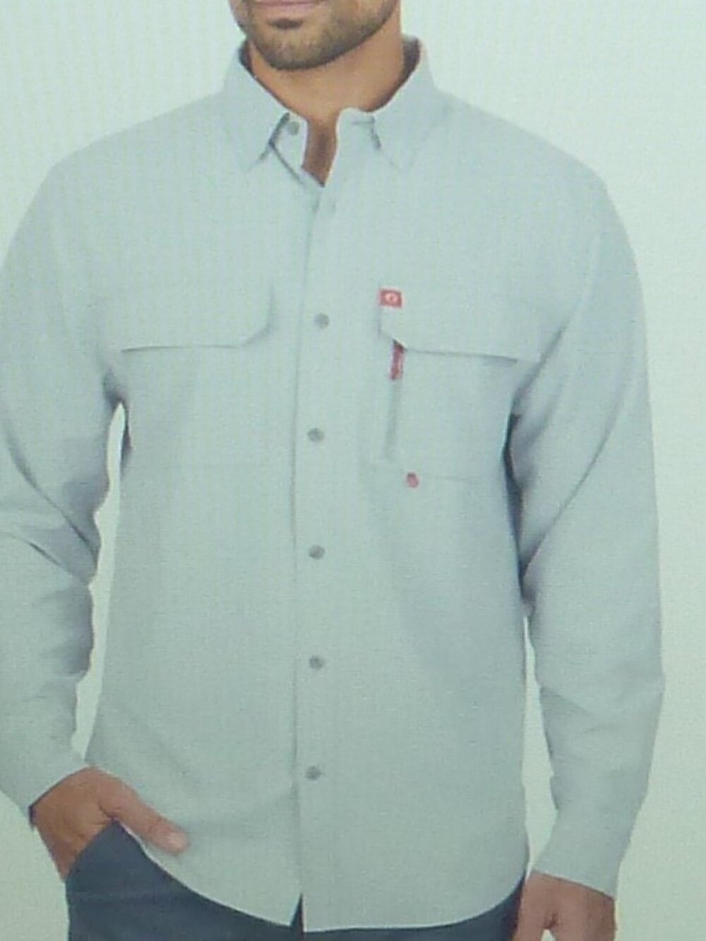 The American Outdoorsman Poly Grid Ripstop Guide Shirt UPF 50